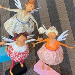 Glücksengel Papiermaché