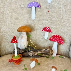 Papiermaché Pilzli