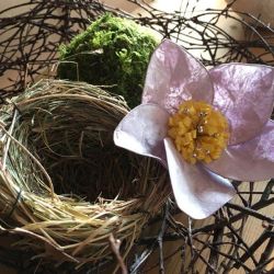 Papiermaché Christrose