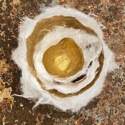 Papiermaché Goldschalen