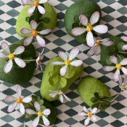 Papiermaché Gänseblümchen