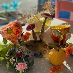 Papiermaché Herbstmix