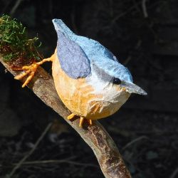 Papiermaché Kleiber