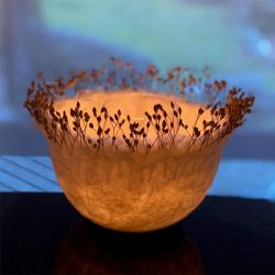 Papiermaché Lichtschale1