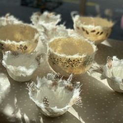 Papiermaché Osterschalen