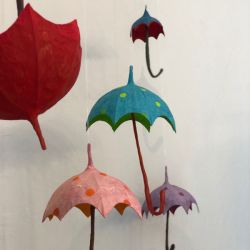 Papiermaché Schirme