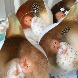 Papiermaché Schlafengeli