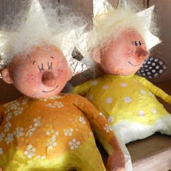 Papiermaché Sternenengel