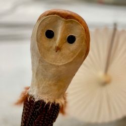 Ritualstab Schleiereule