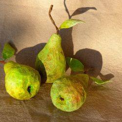 Papiermaché_Birnen