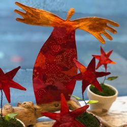 Papiermaché_Sternengel