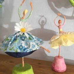 Papiermaché_Taenzerinnen