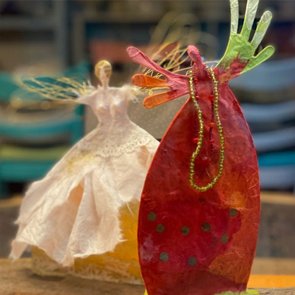 Papiermache Schutzengel